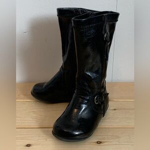 Nordstrom Classic Black Baby Boots-5 Months